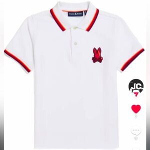 PSYCHO BUNNY , Talla 4 , color blanco